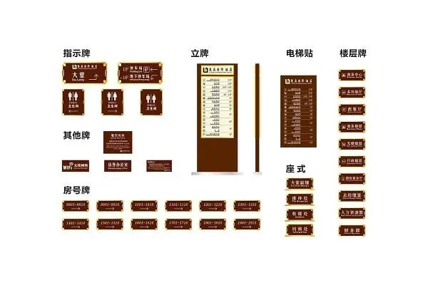 多元化广告：什么是酒店导视牌，酒店导视牌的分类